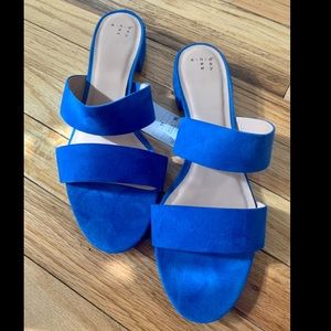 A New Day, Target, Blue Suede Sandals